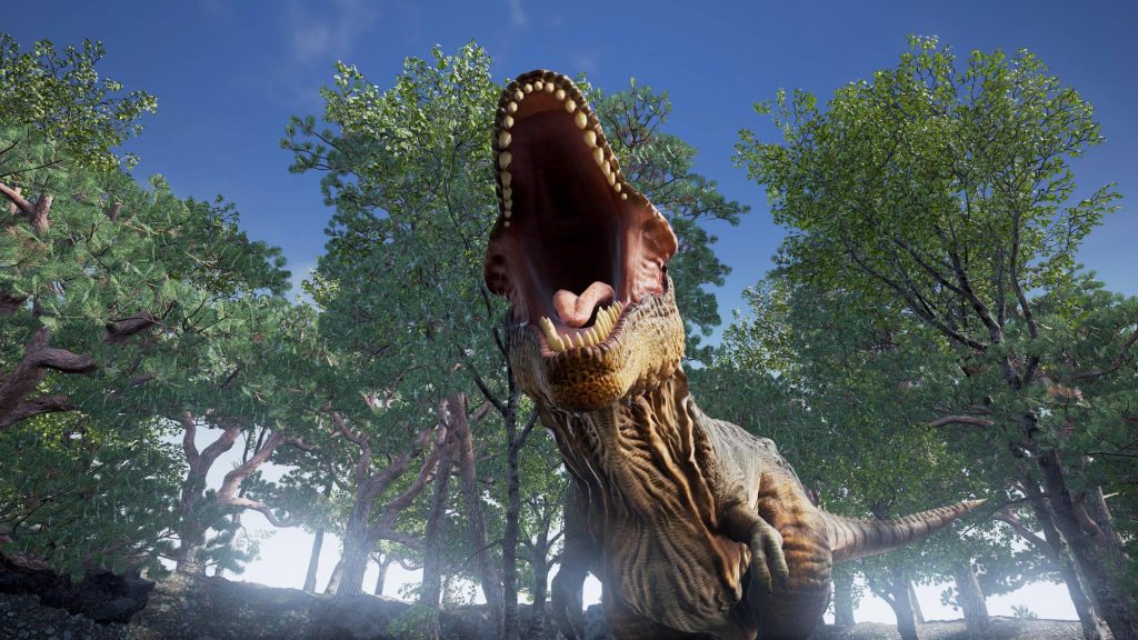 Virtual Reality Museum Simulator Dinosaur Spinosaurus T Rex tyrannosaurus